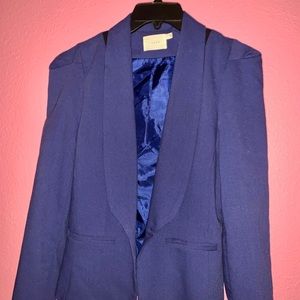 LUSH Black and blue blazer